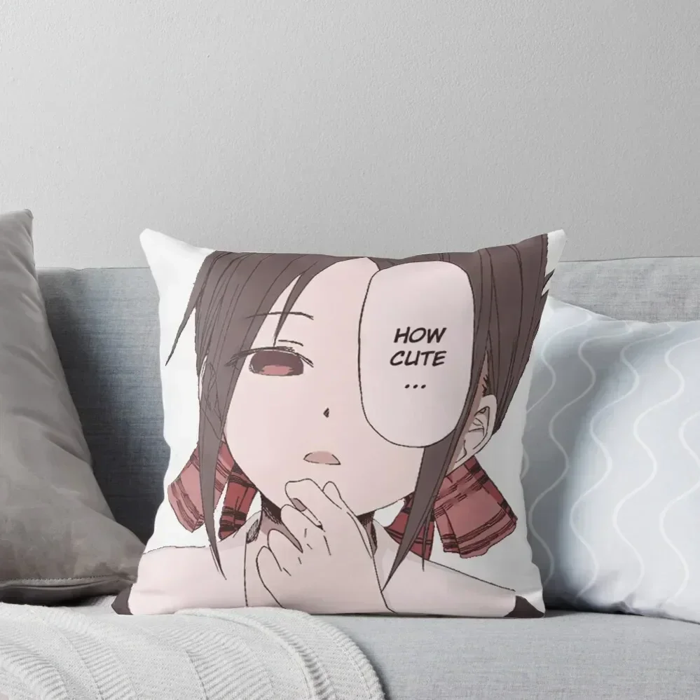 Kaguya Shinomiya Colorized Cute Design Throw Pillow Sofa Cushions home decor items Pillow Decor pillow cover christmas