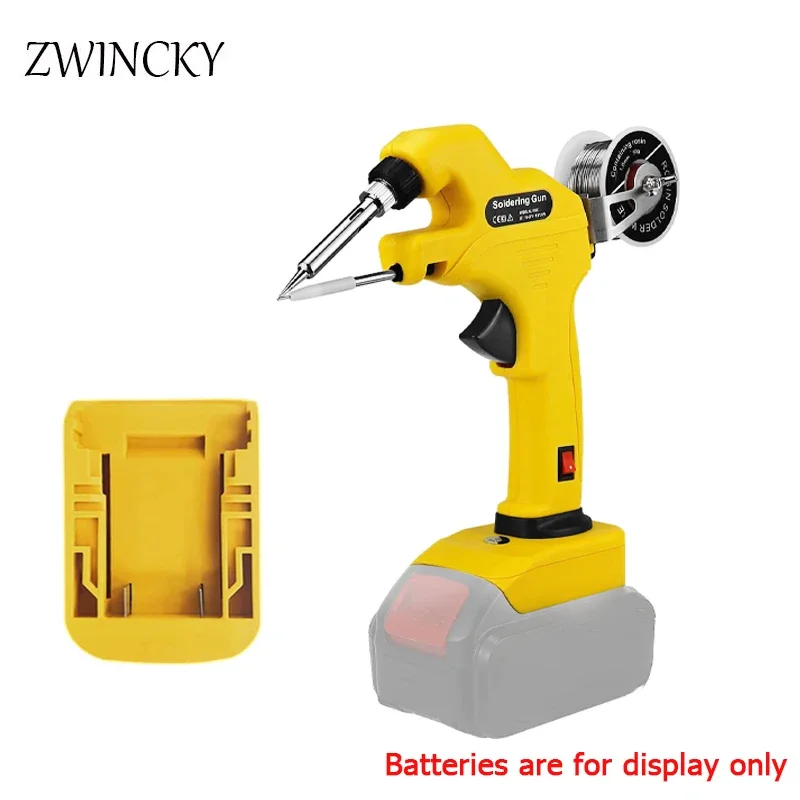 Il Kit di saldatore a batteria funziona per la batteria agli ioni di litio Dewalt 18V 20V invia automaticamente il saldatore a stagno con