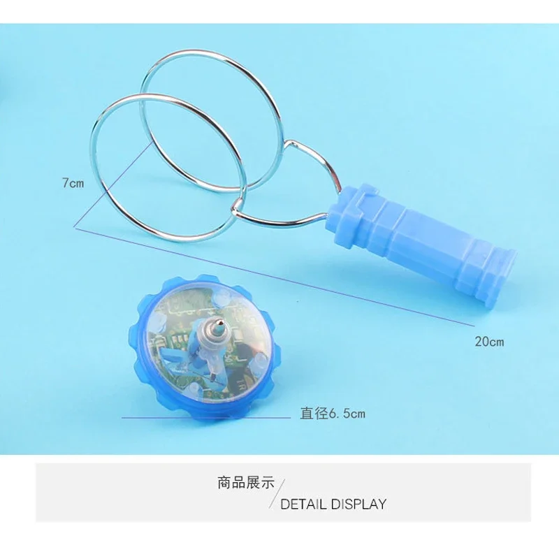 ليد ماجيك المغناطيسي مدار الغزل العلوي لعبة الإبداعية اليد مكرنك اللون مضيئة الغزل لعب للأطفال الهدايا