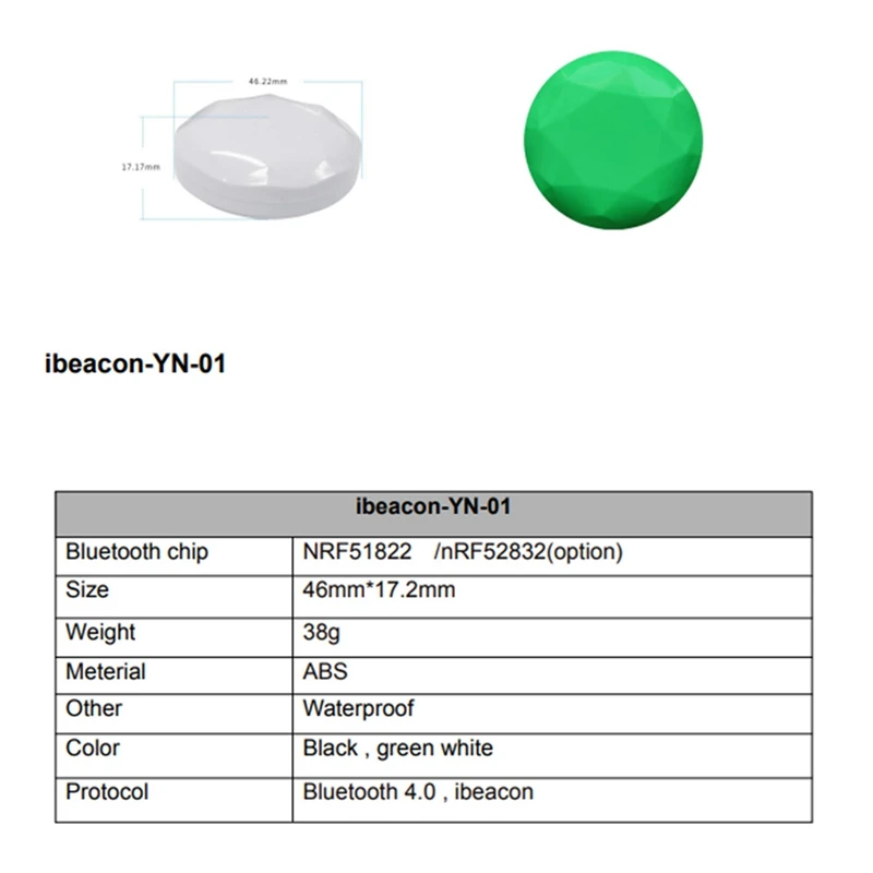 2X NRF51822 Bluetooth Beacon Tag Eddystone Ibeacon Ble Proximity Locator Beacon Support Beacon/Ibeacon/Eddystone