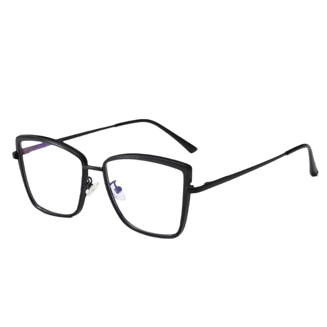 O-Q CLUB High-Quality Metal Classes Anti Blue Light Blocking Reading Classes Frame Women's Myopia Prescription Reading Glasses