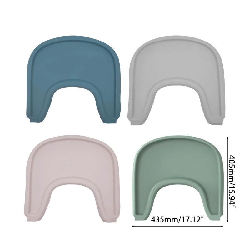 57EE Silicone High Chair Tray Mat Serving Cushion for Stokke Dinning Chairs Keep Mealtime Organized and Enjoyable for Baby