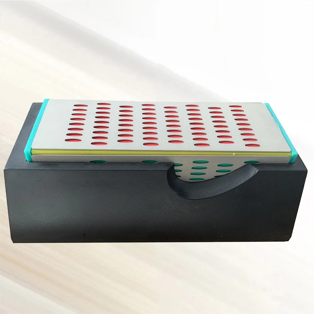 1 قطعة كتلة شحذ الماس الملونة اضافية الصلبة أدوات المائدة مبراة سوبر الصلب أدوات المطبخ طحن الحجر استخدام طويل الأمد #6