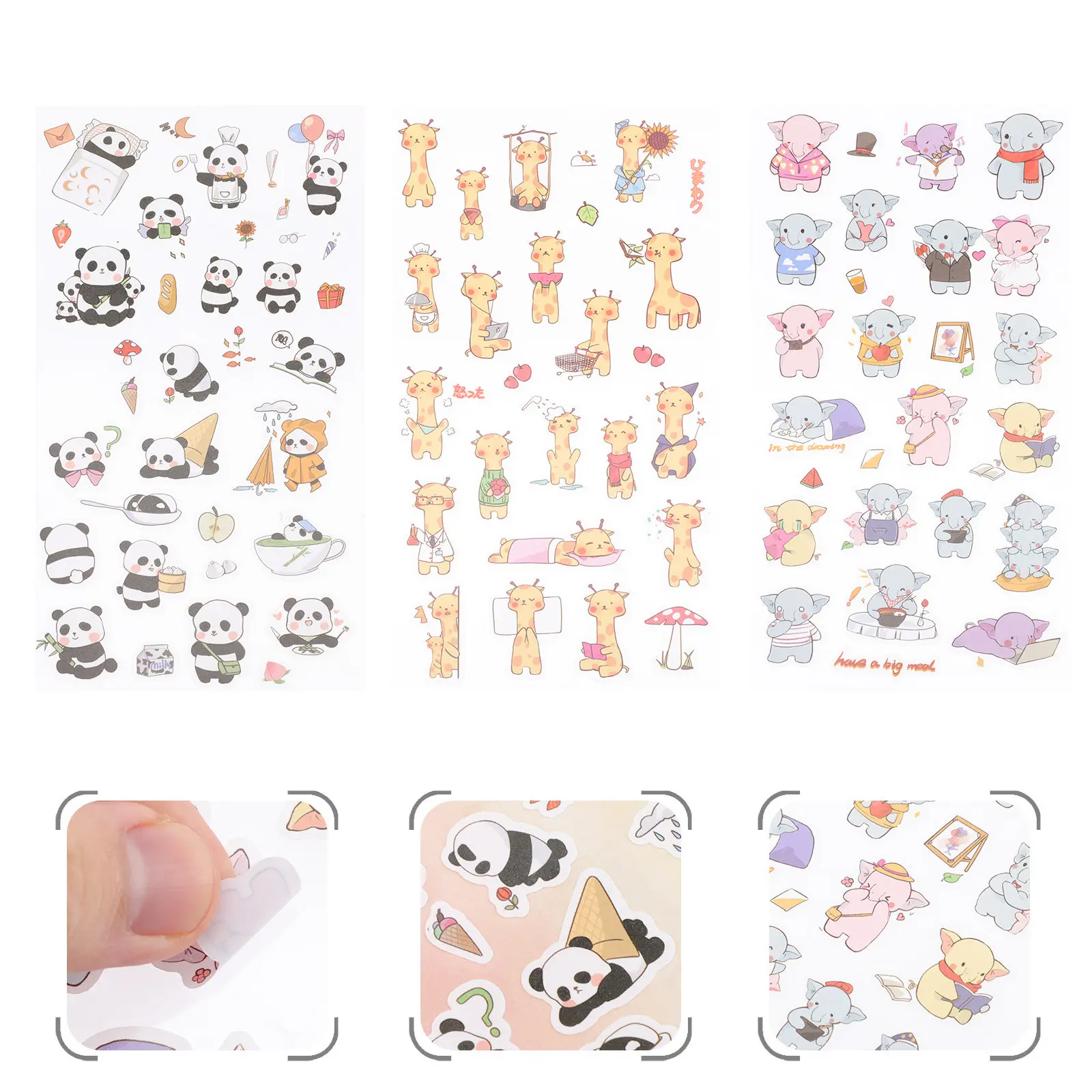 

9 шт. наклеек с животными для поощрения, учебные принадлежности для учителей, мотивационные наклейки для студентов, учебные пособия, декоративные наклейки