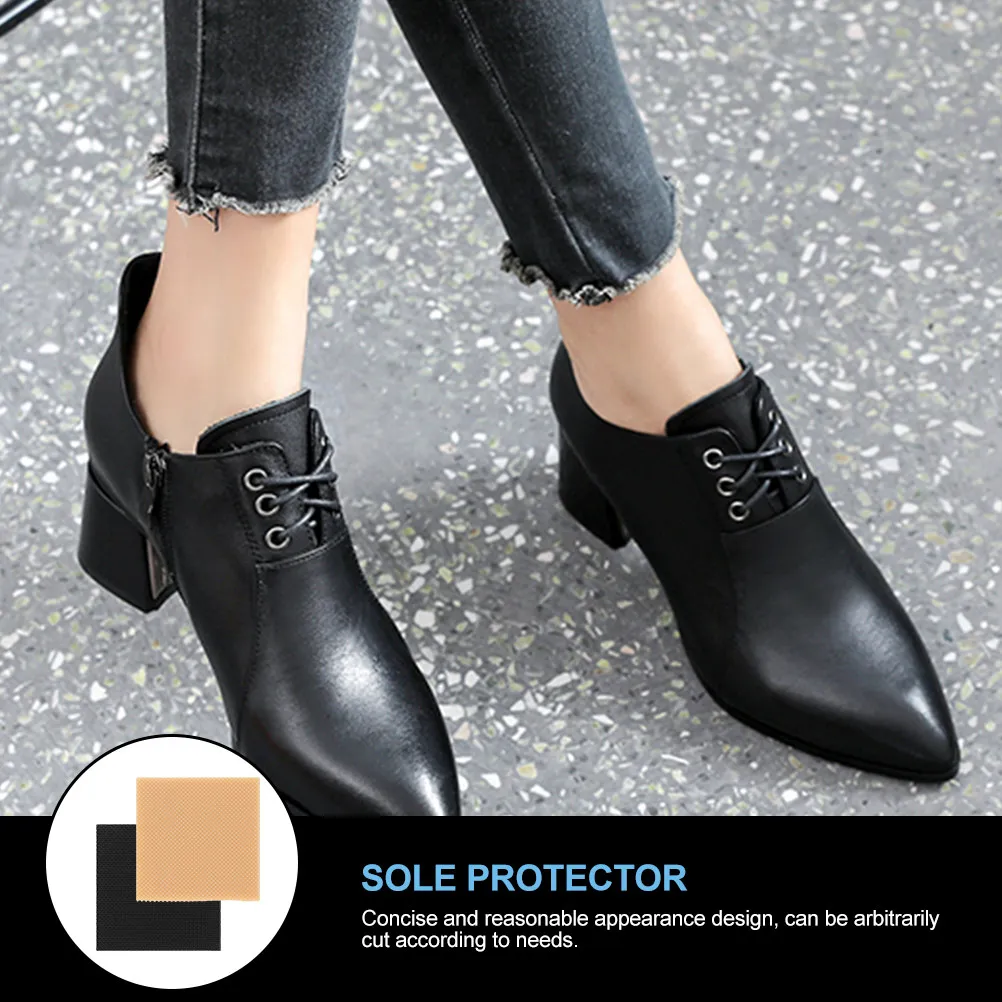 

6pcs Anti-slip Patch Repair Soles Heel Protectors Non-slip Shoes Grips Rubber Bottom Wear-resistant Shoe Sole