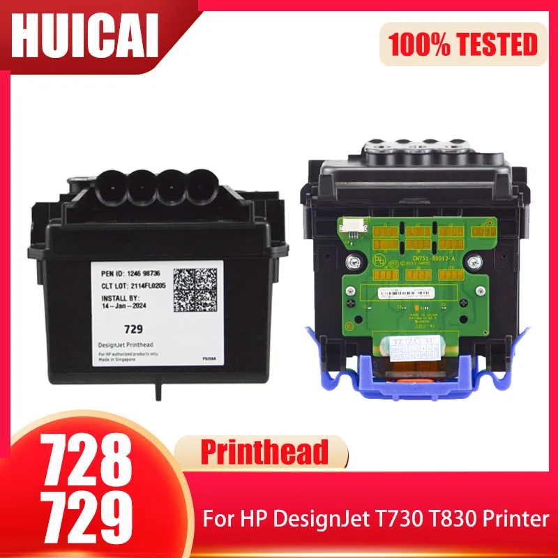 Compatible for HP729 728 Printhead 730F9J81A HP729 Print Head For HP DesignJet T730 T830 Printer for hp 729 головка