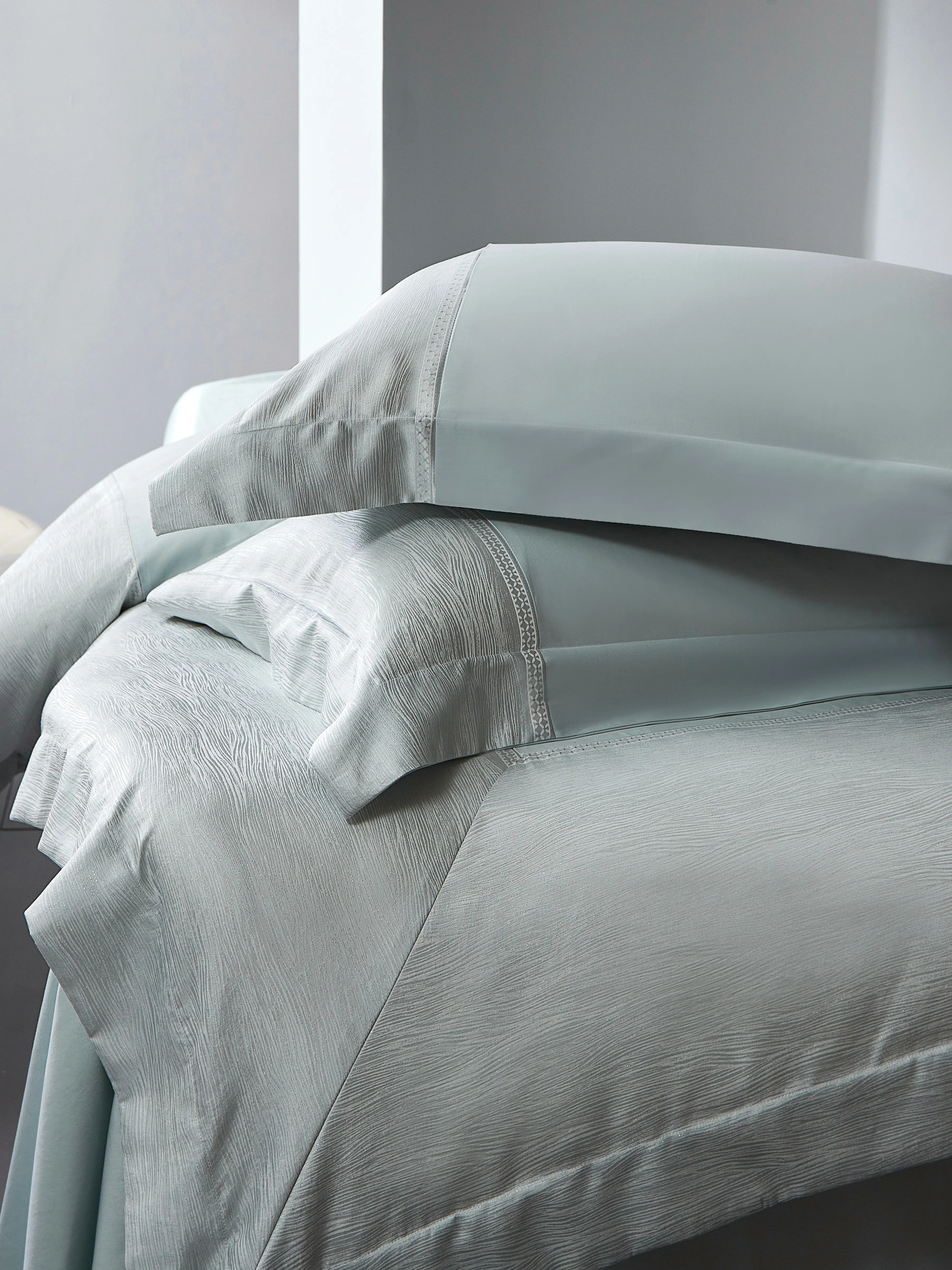100S High Precision Bedding Set, Silky Soft Duvet Cover & Bed Linen, King Queen Full Size