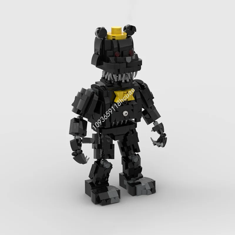 

890pcs Hot Game FNAF 4 Nightmare Characters Monstered Moc Building Blocks Monsters Model DIY Creative Kids Toys Christmas gift