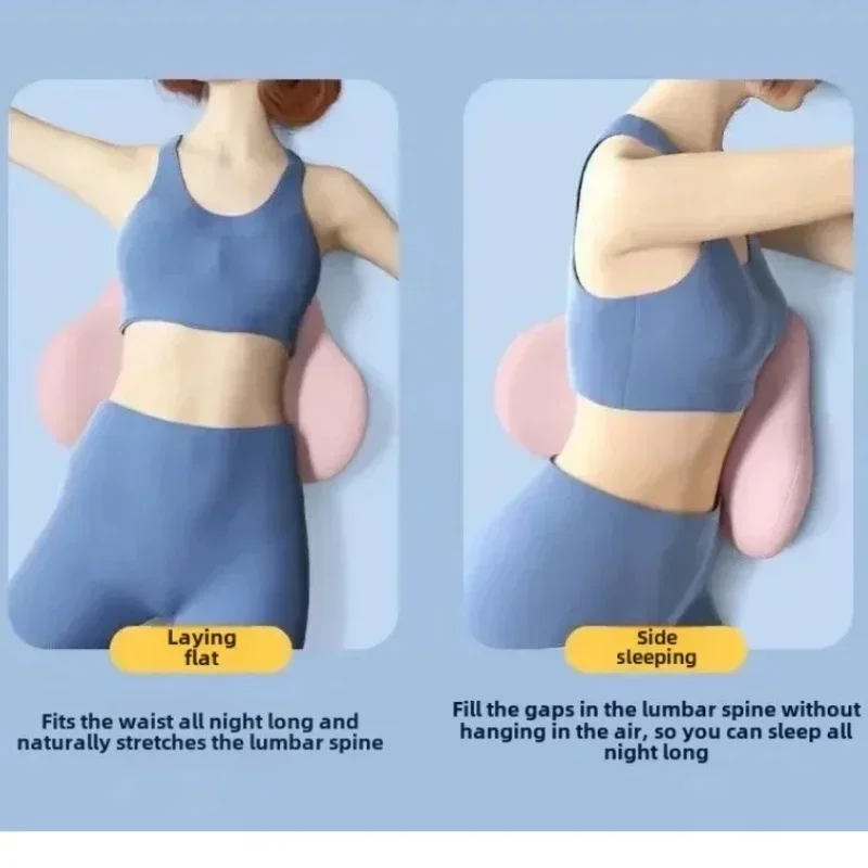 وسادة دعم قطني خاصة للنوم، وسادة قطنية مريحة وناعمة ومريحة، سرير قطني داعم للظهر، نتوء قطني