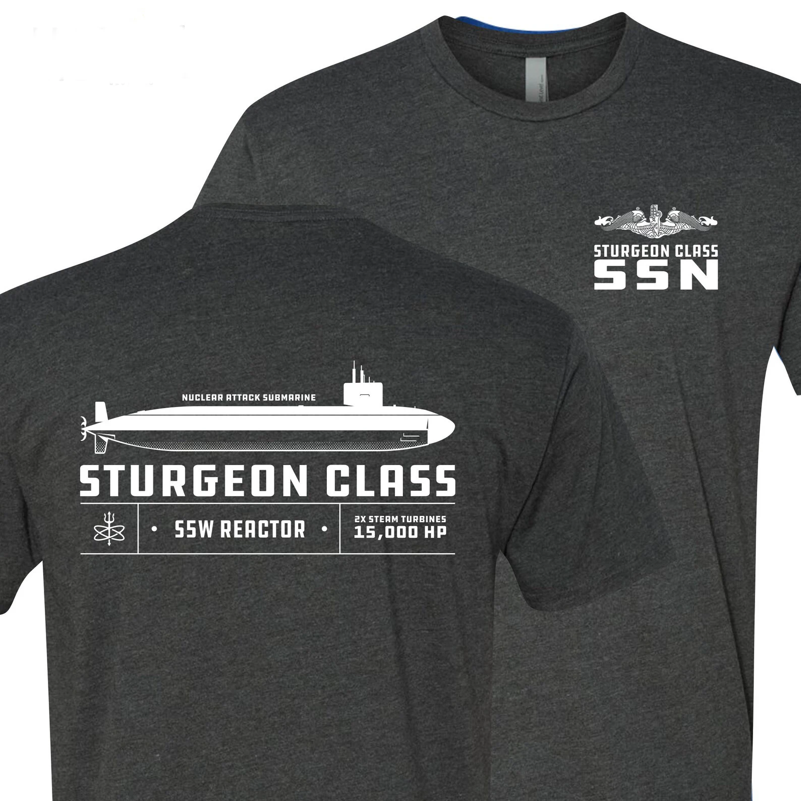 

Sturgeon Class Nuclear Powered Submarine T-Shirt. Summer Cotton Short Sleeve O-Neck Mens T Shirt New S-3XL