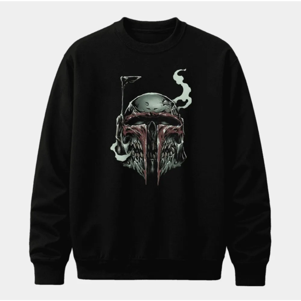 The American Star Wars Printed Round-neck Men's and Women's Sweatshirt Is A Loose and Comfortable Autumn Cotton Sportswear