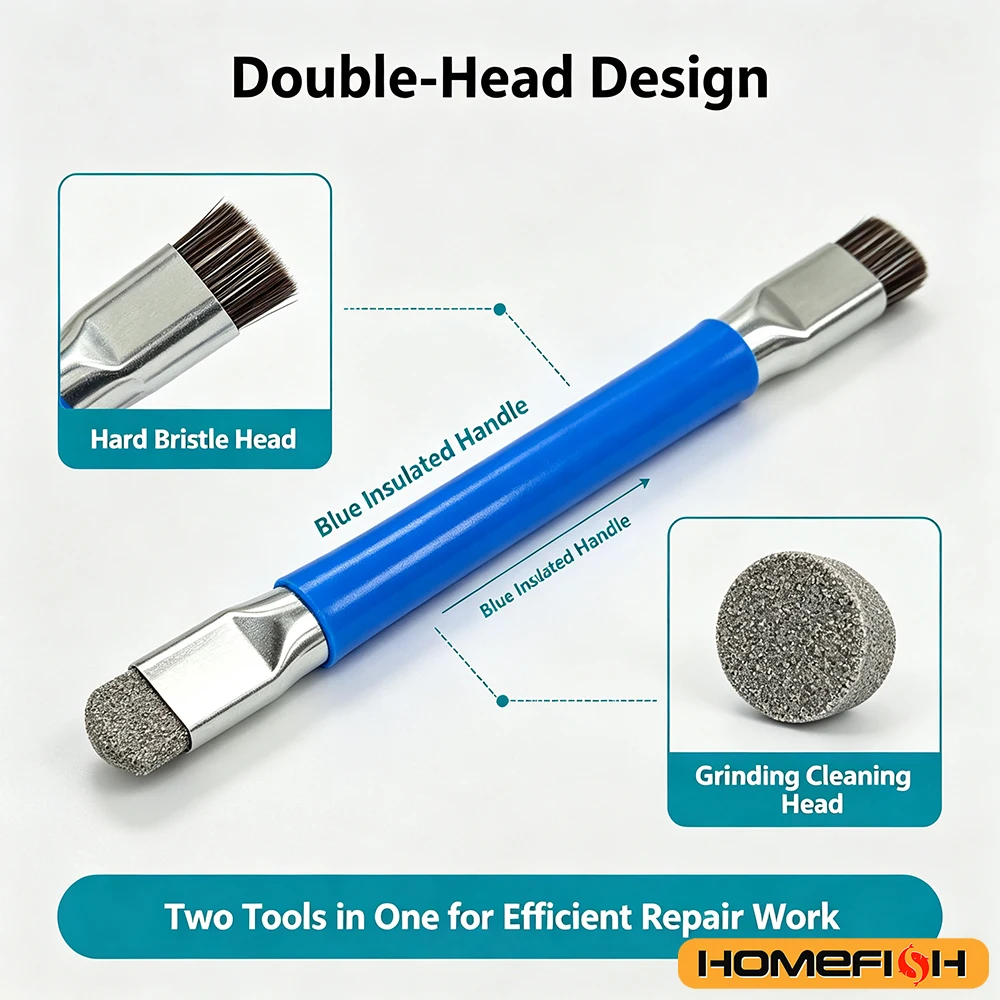Double‑End Anti‑Static ESD Safe Cleaning Brush PCB Motherboard Circuit Board Dust Remove Brush For Phone Laptop Repair Maintenan