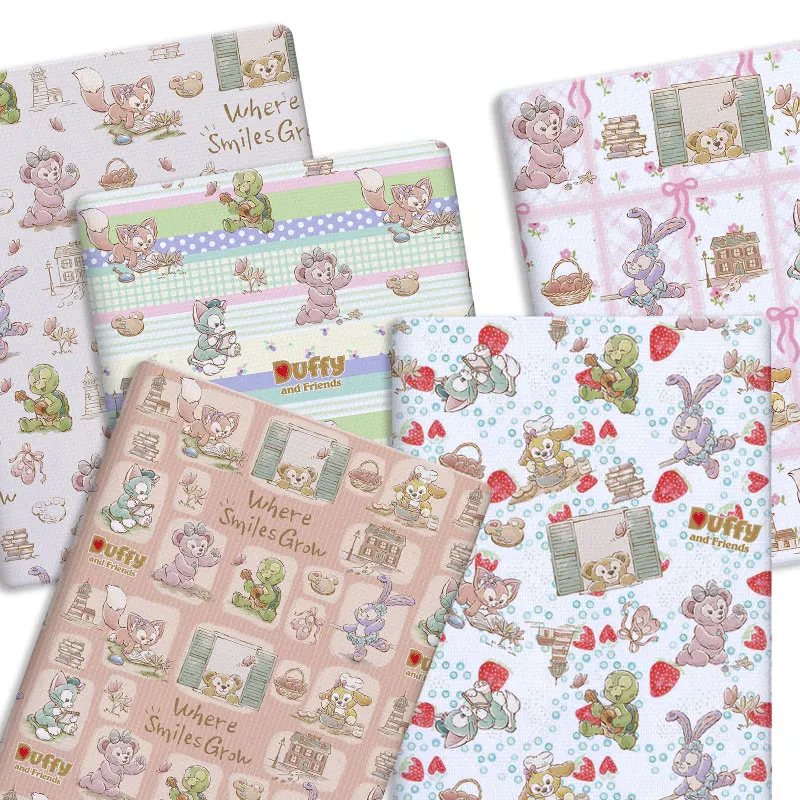 

Disney fabric 140x50CM Cartoon cotton fabric Patchwork Tissue Kid Home Textile Sewing Doll Dress Curtain Polyester cotton Fabric