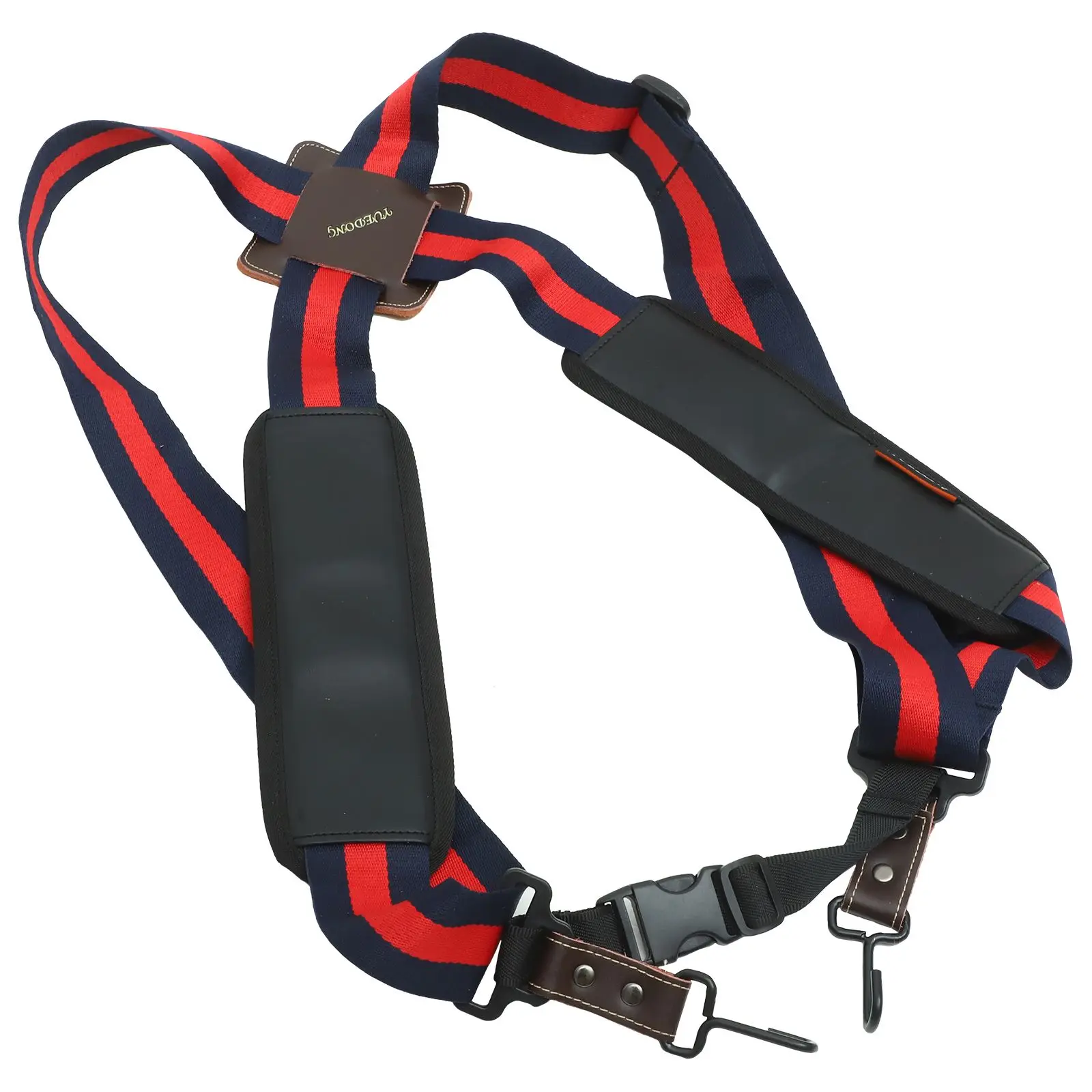 

African Drum Shoulder Strap Red Adults Polyester Djembe Instrument Durable Hook Style Disassemble Drum Accessory