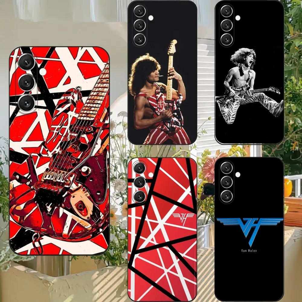 Guitar Eddie Van Halen Phone Case For Samsung S21,S22 Ultra,S20,S30 plus,S22 plus,S23,S30 ultra 5G Silicone Cover