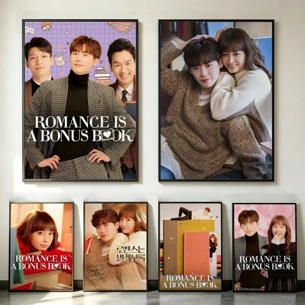 series Romance Is a Bonus Book Poster Poster HD Trendy SelfAdhesive Wall Art Print For Living Room Bedroom Dorm Office Home Gift