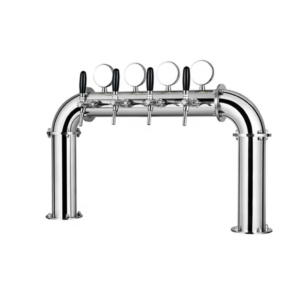 

U Shape 4 Taps Stainless Steel Beer Selling Tower Units