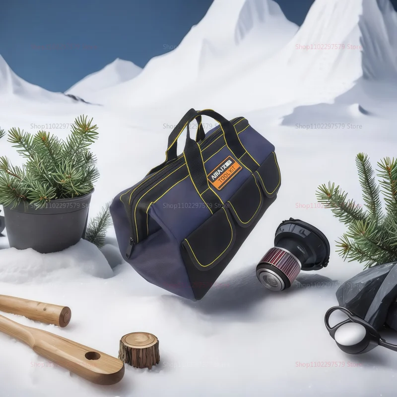 16in 18in 전기 도구 가방 방수 헤비 듀티 1680D 옥스포드 천 건설 워크샵 차고용 멀티 포켓 보관 가방