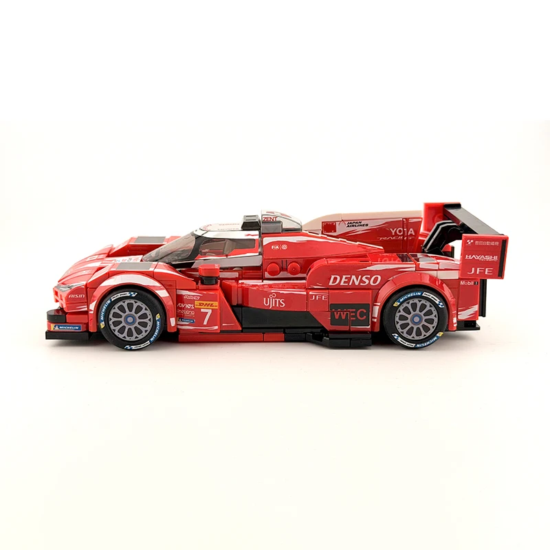 City Car Speed Racing Model MOC Building Bricks Sportscar TR010-7 Modular Technology Gifts Holiday Assemble Children Toys Suit view 4