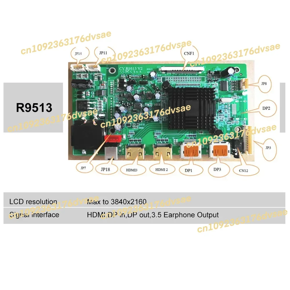 Универсальная плата управления ЖК-дисплеем 2 * HDM1 USB OPS-динамик 20-контактный разрез 2k 4k ЖК-контроллер V-By-One для модуля ЖК-панели