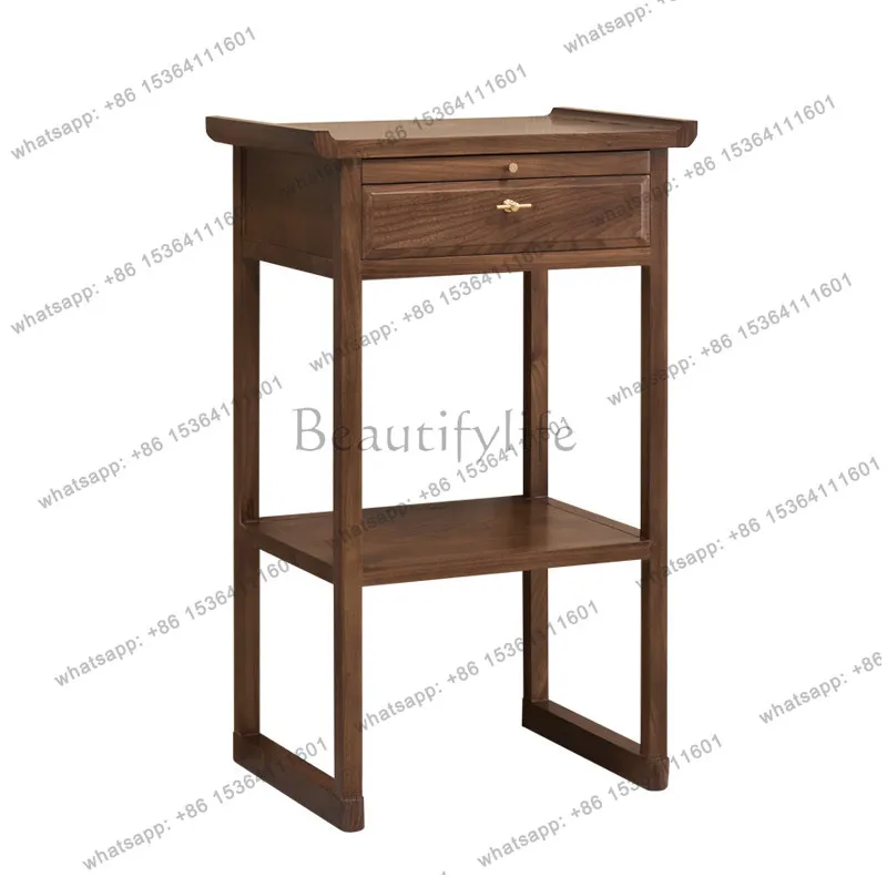 

Chinese Buddhist niche old elm table incense case household solid wood
