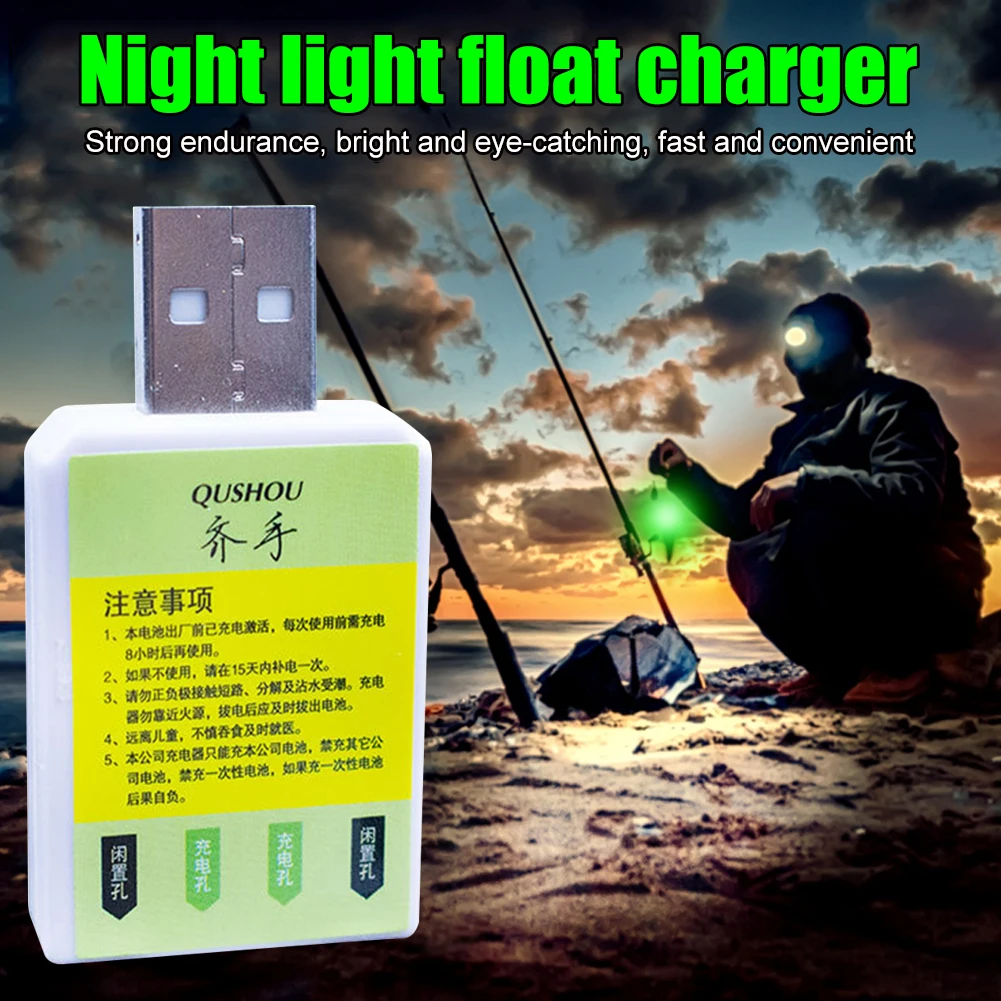 Imagem -04 - Pesca Elétrica Flutua Carregador de Bateria Adaptador de Carregamento Usb Led Bóia Acessórios Buraco 101 Pcs Cr425