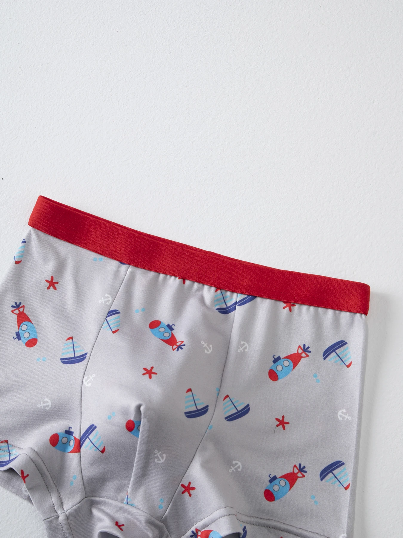 4 Stücke niedlicher Cartoon-Unterwäsche mit elastischem Bund für Jungen für alle Jahreszeiten, bequeme Boxershorts, mehrfarbige Haushalts-Shorts – Detail 16