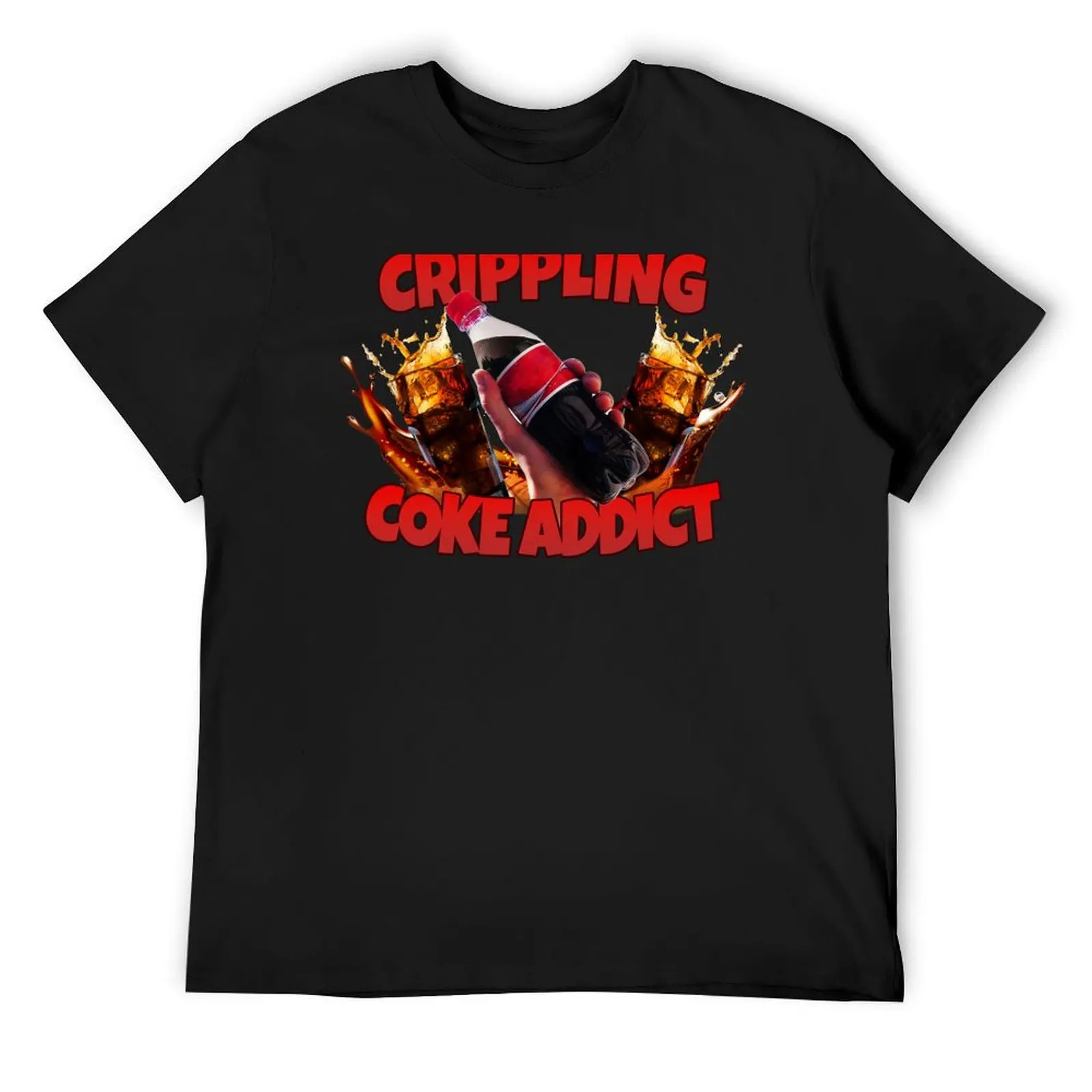 Crippling Coke Addict T-Shirt customs korean fashion shirts men