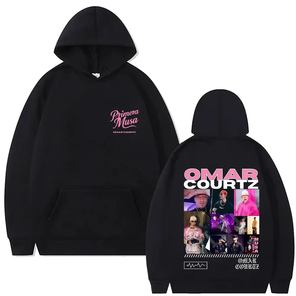 

Rapper Omar Courtz Primera Musa Hoodie Men Women Clothing Hip Hop Fashion Hooded Tracksuit Unisex Vintage Oversized Sweatshirt