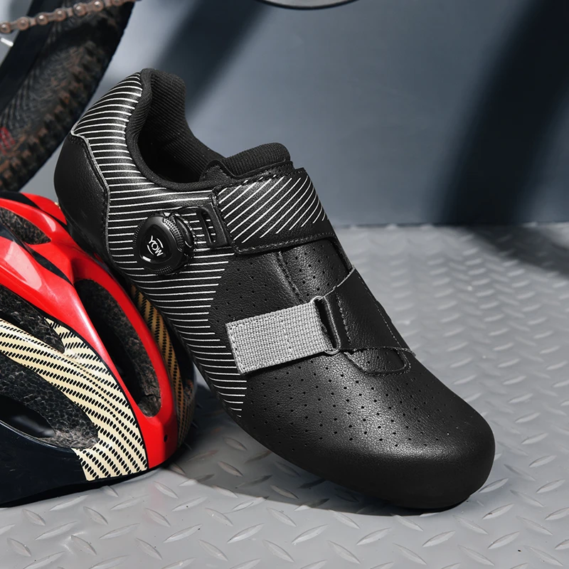 

New Cycling Shoes Road Bike Men Racing Contest Self-Locking Speed Bicycle Sneakers Women Spd Cleats Cycling Footwear