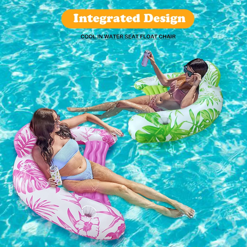 Hot Sale Summer Outdoor Sports Toys Water Pool Lounge Chairs Durable Portable Inflatable Lounge Chair For Kids Adults Swimming