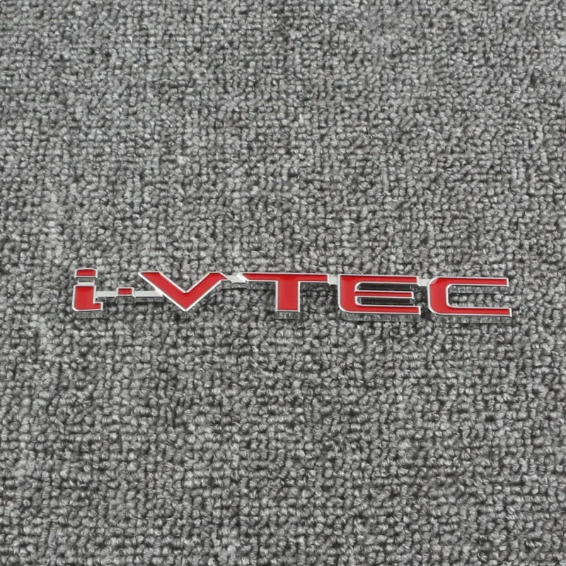 VTEC iVTEC 금속 엠블럼 배지 데칼 자동차 스티커, 혼다 cb400 i-VTEC vfr800 cb750, 시빅 어코드, 오디세이 스피릿 CRV SUV용, 1X 3D