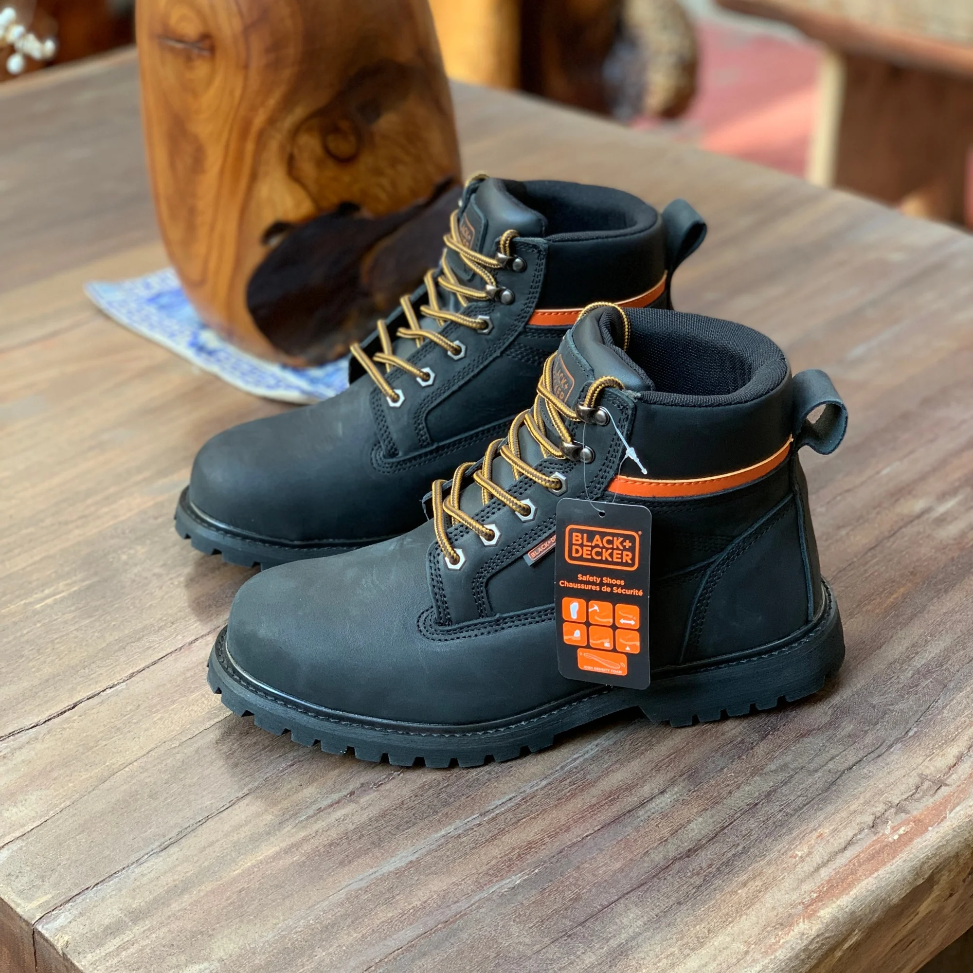 

Genuine Leather Men's Boots Work Safety Shoes Anti-smash Anti-puncture Anti Scalding Welder Shoes Protective Chelsea Boots Male