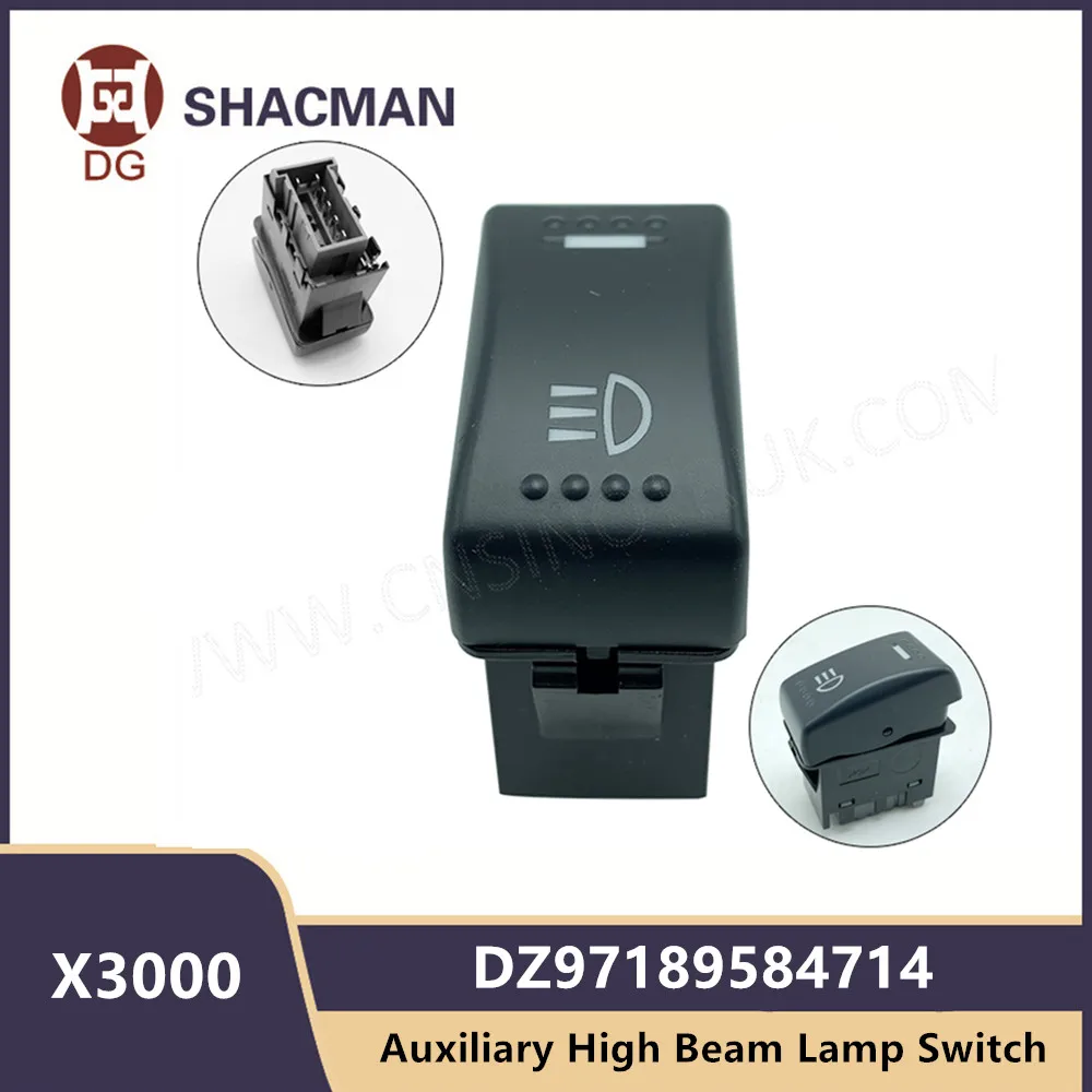 DZ97189584714 Auxiliary High Beam Lamp Switch For SHACMAN X3000 Cab Instrument Panel Rocker Switch