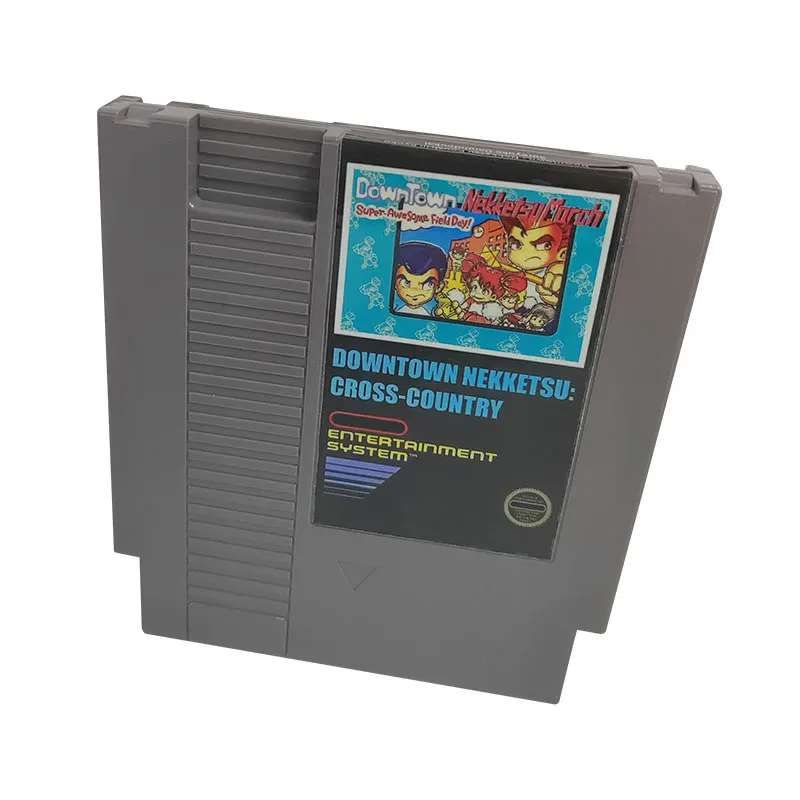 Downtown: Nekketsu Koushin Kyoku Soreyuke Daiundoukai - English Version Game Cartridge For 72 Pins NES Classic Console