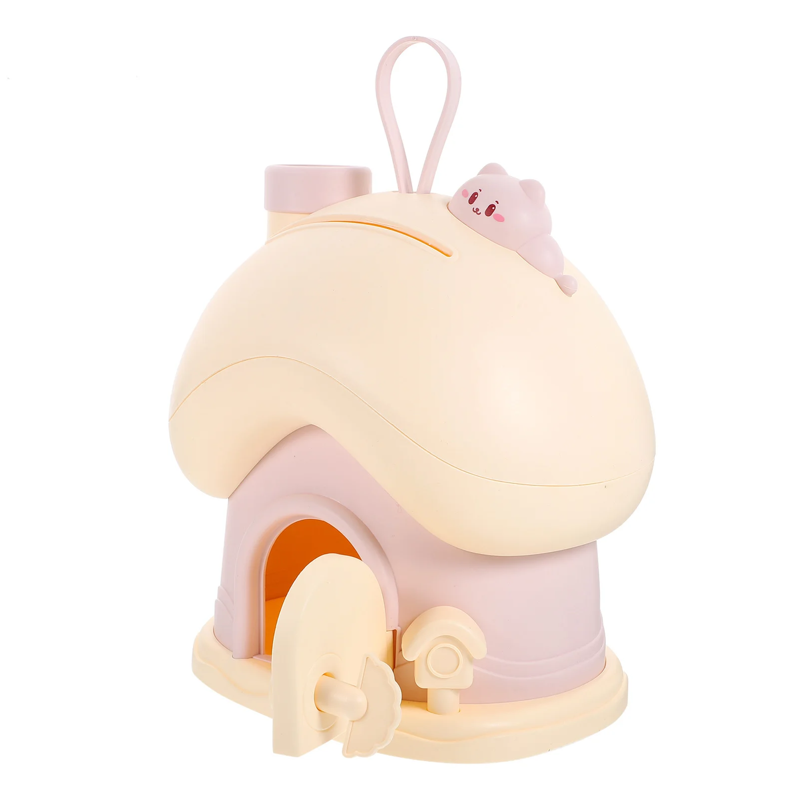 

Mushroom Piggy Bank Cartoon Coin Container Large Capacity Cute Saving Jar for Kids Birthday Desktop Saving Jar