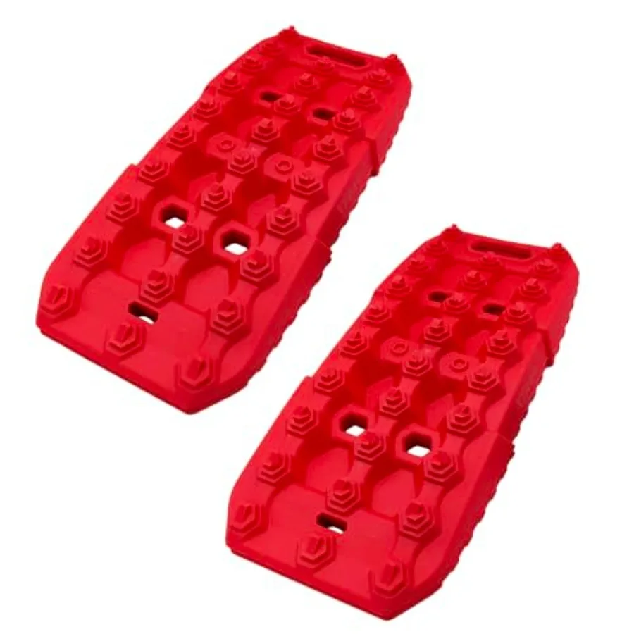 

Тяговые доски XTrax для бездорожья и снегохода, сделанные в США, красные, 2 упаковки для экстремальных веществ и зимних условий улучшают транспортное средство