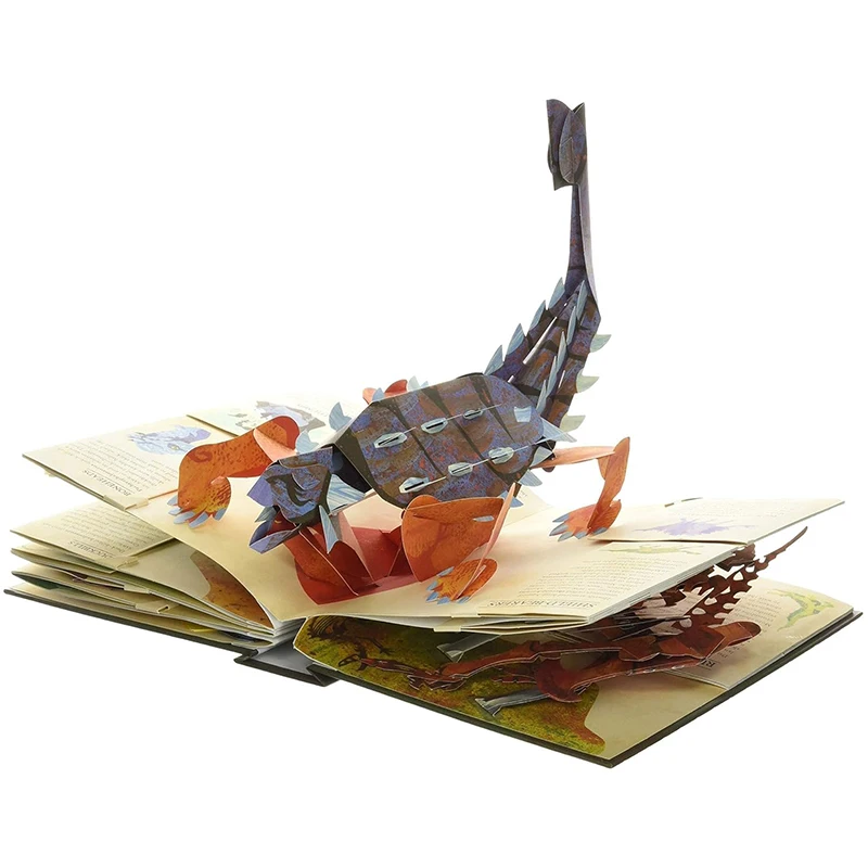 

New 3D Encyclopedia Prehistorica Dinosaurs Folding Pop-Up Interest Dinosaur Picture Book Science Popularization Children's Gifts