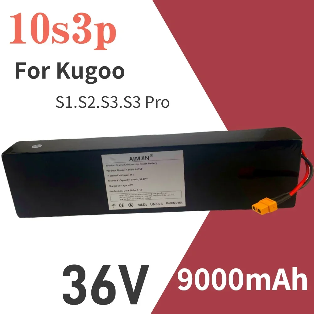 

100% NEW For 36V 10S3P 18650 Kugoo S2/S3/S4 9000mAh battery pack electric scooter BMS board battery pack