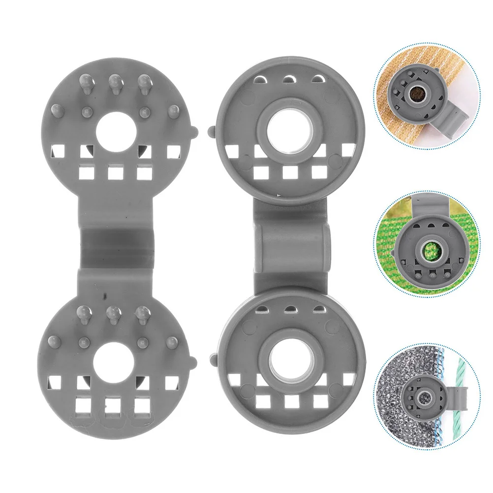 

30pcs Sunshade Net Clip Black Round Plastic Shade Cloth Clips Heavy Duty Lock Grip Windproof Garden Mesh Fasteners Canopy Clamp