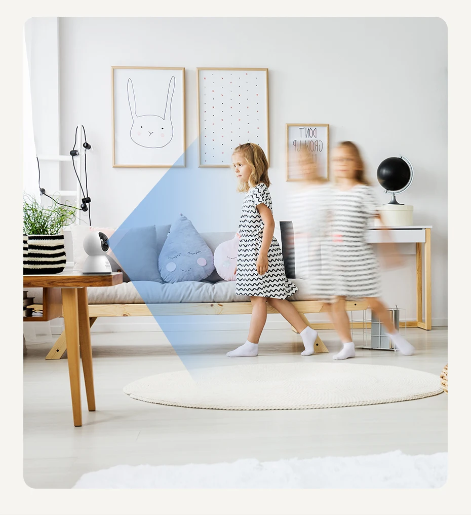 Baseus 4MP IP Kamera Smart 5G WIFI Sicherheit Kamera Indoor Hause Schutz PT 3K Hohe Klarheit Zwei-wege Audio Überwachung Kamera – Detail 6