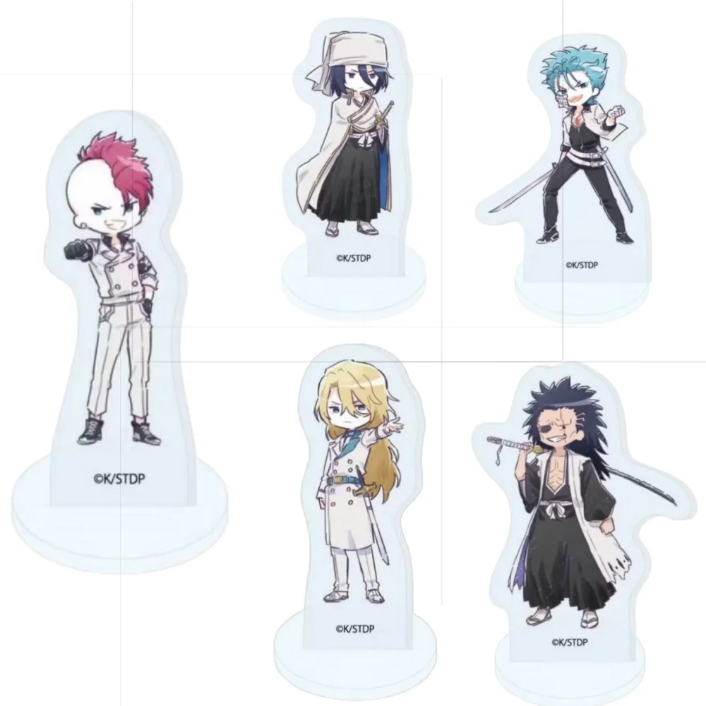 BLEACH Cartoon Gift for To Friend 10cm Acrylic Stand Accessories Ornament Collection Fans Chain Key Ring