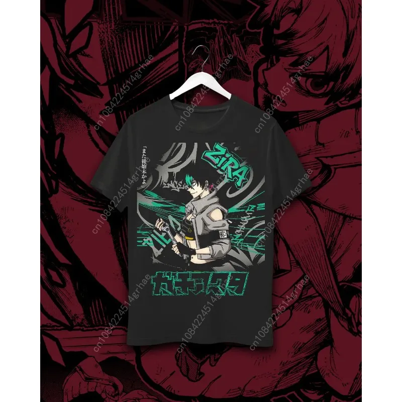 Gachiakuta Rudo Enjin Printed T-shirt Men Women Street Oversized Y2k Tee Japanese Anime Manga Streetwear Female Male Clothing view 3