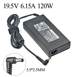 Fuente de alimentación para portátil Chicony, adaptador de CA de 19,5 V, 6.15A, MSI GE60, GE70, GP60, PE62, GE72, GF63, 16GH, cargador A12-120P1A 3