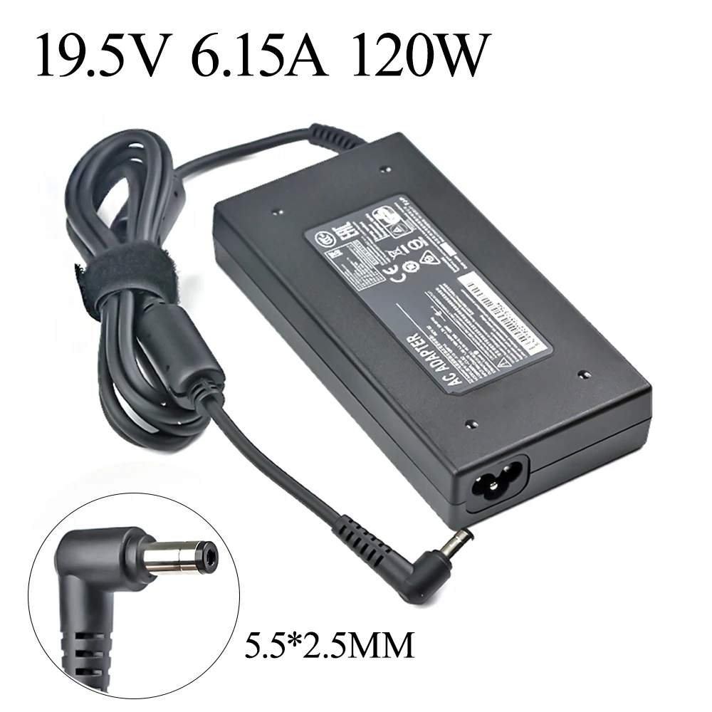 para Chicony 19.5v 6.15a Fonte de Alimentação para Msi Ge60 Ge70 Gp60 Pe62 Ge72 Gf63 16gh Adaptador ac Carregador Portátil A12120p1a 3