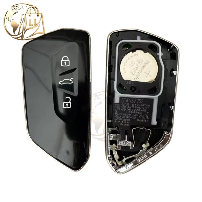 For Original Volkswagen 5D Chip Remote Car Key Golf 8 ID3 ID4 ID6 For Volkswagen Weiran 433 Mhz FCC ID 5HG 959 753C 5HG 959 753B view 4