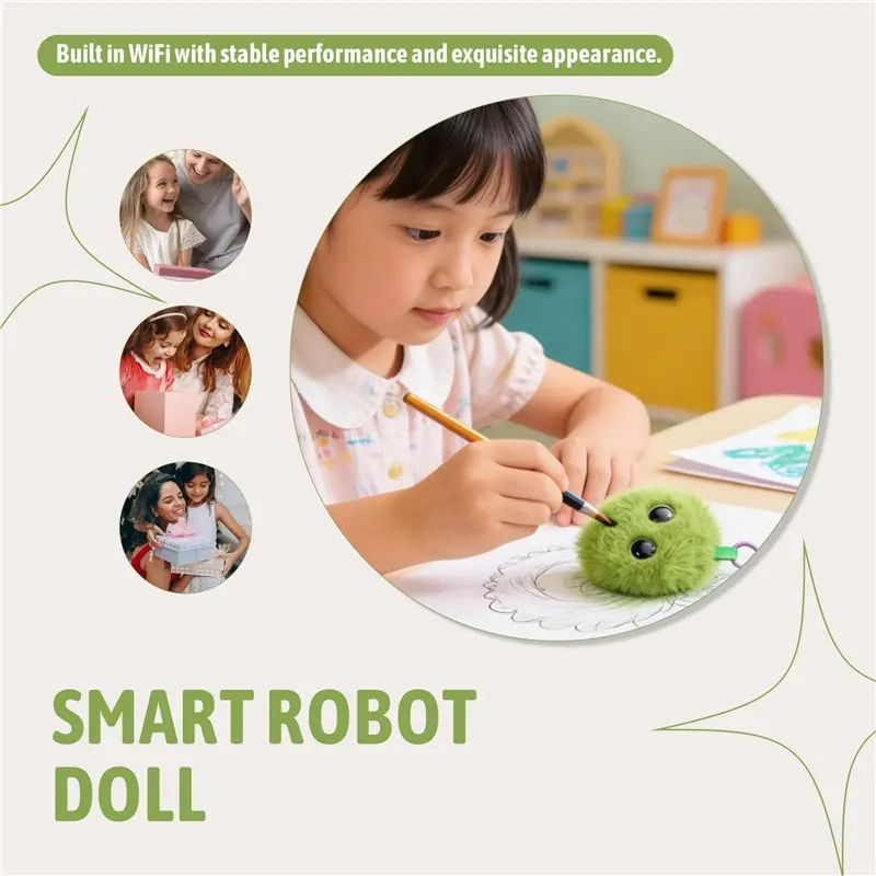 Smart Robot ,Voice Conversation, Wifi Interactive, AI Intelligent Educational Companion Talkative Robot