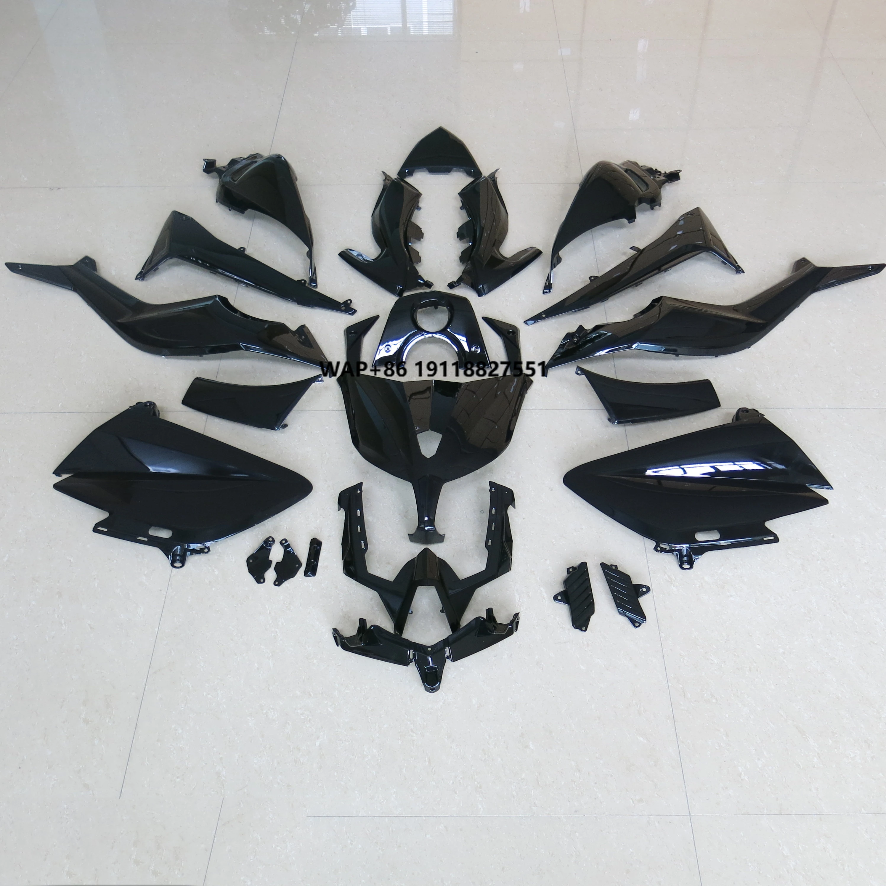 

Aftermarket ABS Plastic Black Racing Motorcycle Body Kit Fairing for T-Max Tmax530 2013 2014