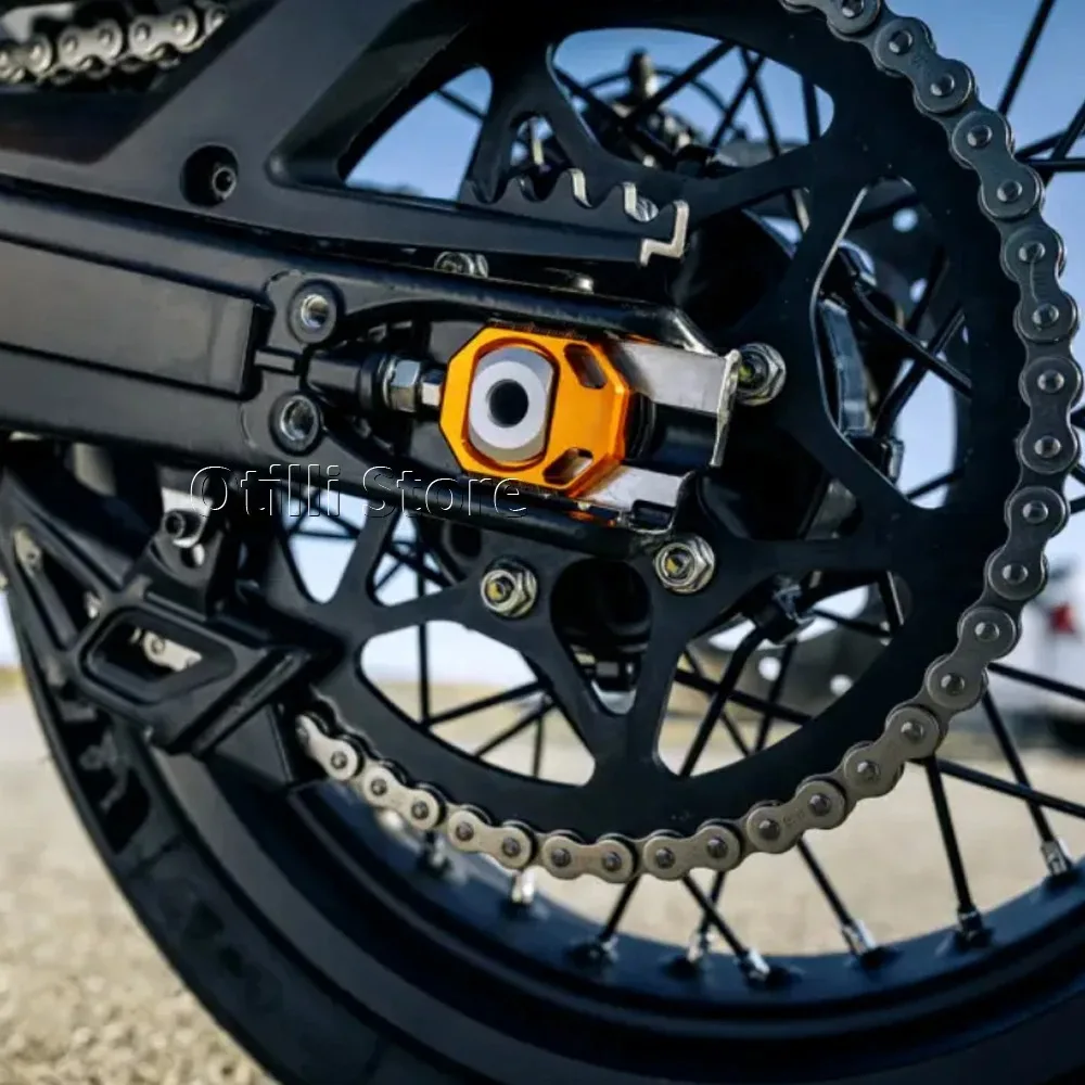 Blocos de eixo ajustador de corrente traseira para duke 125 390 390duke 125duke 2024 2025 acessórios de motocicleta cnc alumínio