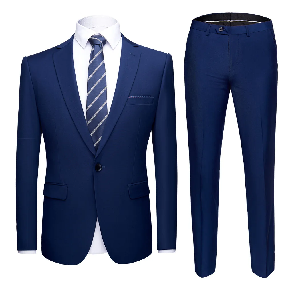 

B109-Summer small suit men's suit thin suit Korean style slim professional business best man groom suit men